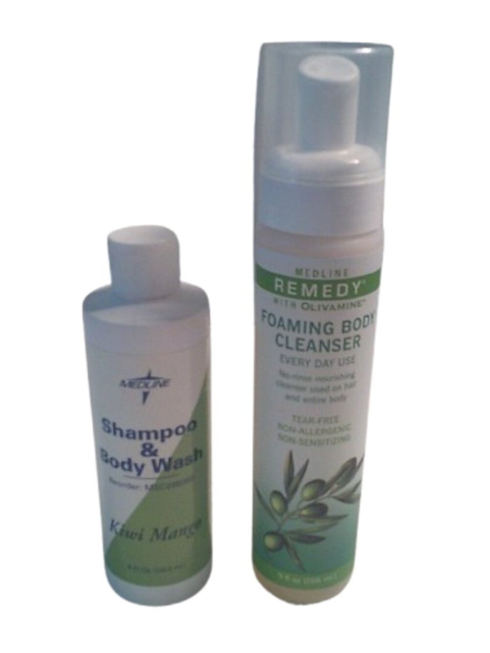 Medline Remedy Foaming Body Wash Cleanser 9 oz w/ Olivamine + Shampoo&Body Wash